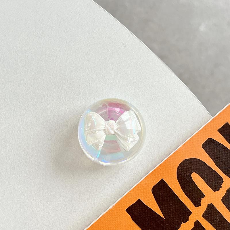 

Dream Laser Crystal Ball Mobile Phone Airbag Bracket Pasted Niche Girl Ring Watching Drama Desktop Support