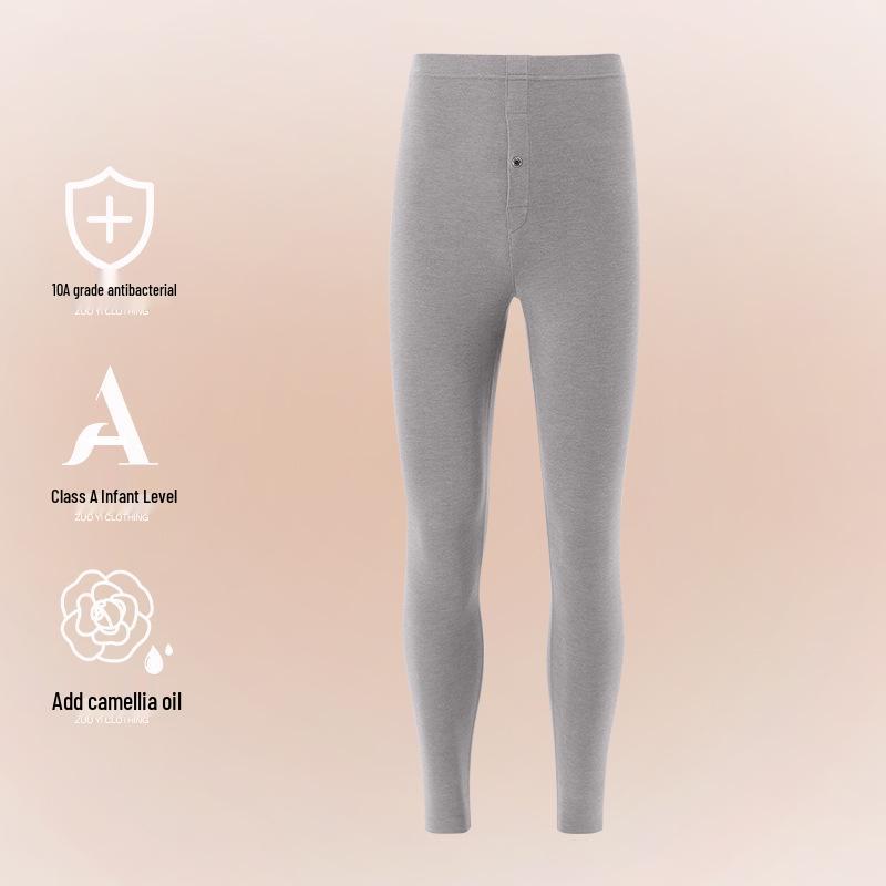 German Velvet Warm Lace Round Neck Underwear Set: Fleece-Lined, Heat-Generating for Men & Women