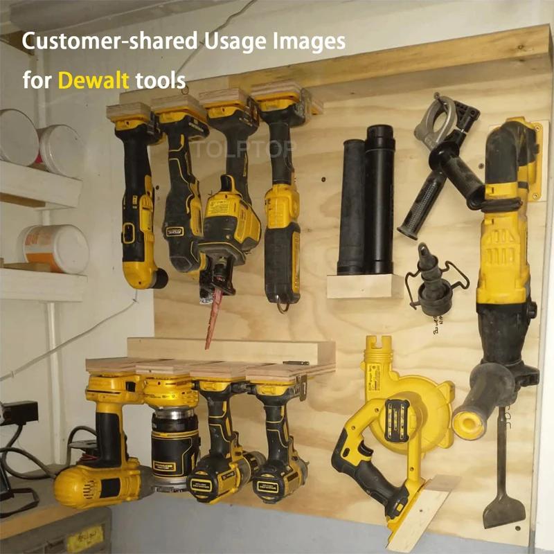 1pc Tool Mount for Dewalt 14.4V 18V 20V Drill Mount Fit for Milwaukee 18V Tool Holder Rack Fixing Devices For Shelves Walls