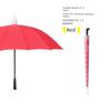 Waterproof Umbrella for Men and Women, Double Automatic Large Car-Mounted 16-Rib Long Handle Umbrella, Oversized Black Umbrella for Men and Women