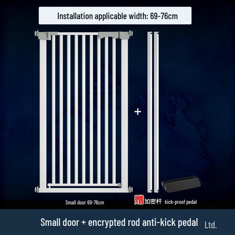 Cat Door Barrier: Auto-Close Pet Gate for Indoor, Balcony, or Stairway - No Drilling Needed