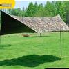 Aviator Camouflage Outdoor Tarp with Sunshade