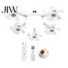 Living Room Ventilation Light 3/4/5 Blade Ceiling Fan with & Remote Control, 2-in-1 Silent LED Drone Energy Saving Foldable Blades, 3-Speed