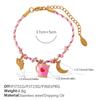 Japan and Korea Fashion Niche DIY Pendant Bracelet Personality Versatile Non-fading Gold-plated Pendant Necklace Jewelry Women