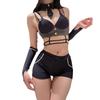 Domila Midnight Rabbit Inspector Crotch Set Sex Underwear Sexy Dew Pure Desire Uniform F067