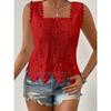 Women's Boho Floral Lace Camisole Top With Lining For Casual And Vacation Wear