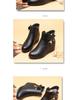 Autumn Winter Women’s Non-Slip Wedge Heel Ankle Boots - Warm Velvet Lined for Mature & Elderly