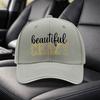 Crazy Letter Sandwich Baseball Cap  Black Adjustable Duckbill Hat  Unisex Fashion Sports Cap for Travel Parties