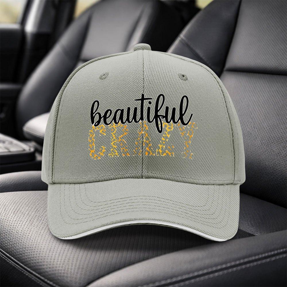 Crazy Letter Sandwich Baseball Cap  Black Adjustable Duckbill Hat  Unisex Fashion Sports Cap for Travel Parties