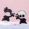 Cute Jujutsu Kaisen Desktop Toy Gojo Satoru Geto Suguru Rotate Acrylic Cartoon Figure Tabletop Ornament Toys