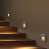 Simple LED Night Lamp Intelligent Sensing Wall Light Embedded Indoor LED Step Light for Hallway Staircase Decorative Lighting