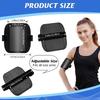 Elastic Armband Card Holder For Men Adjustable Waterproof Design Practical PU Leather Storage Case For Sports Work Event