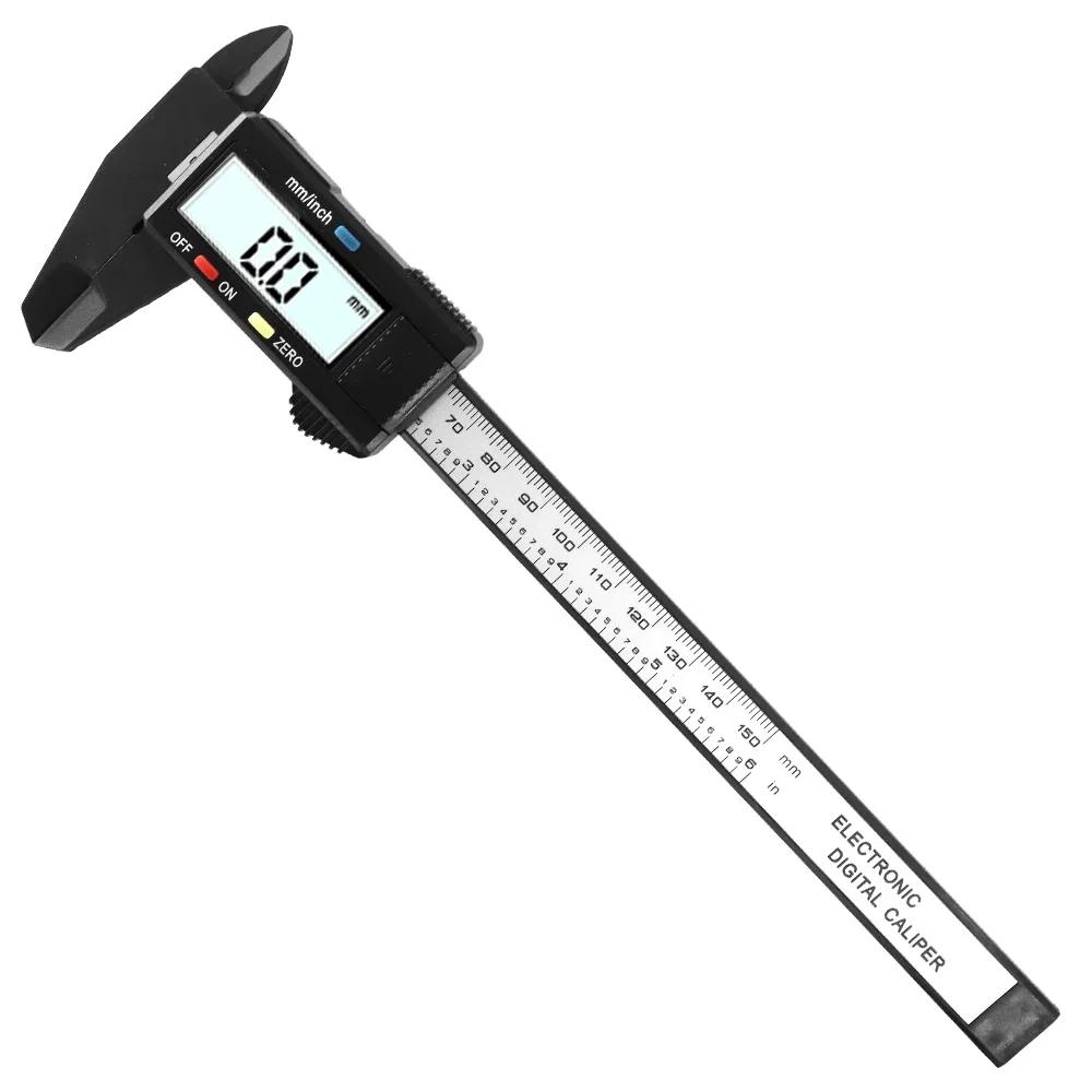 100/150mm Plastic Vernier Caliper Digital Display Caliper Mini Word Game Caliper Student Vernier Calibrator Job  measuring Tools