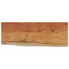 VidaXL Wall Shelf, Floating Shelf, Wall Decoration for Office Living Room, Rectangular Solid Acacia Edge 370238