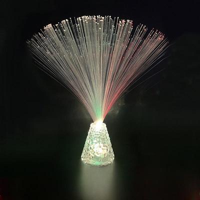Wielokolorowe światłowód LED Lampka nocna Wakacje Ślub Dekoracja domu Oświetlenie nocne Lampy