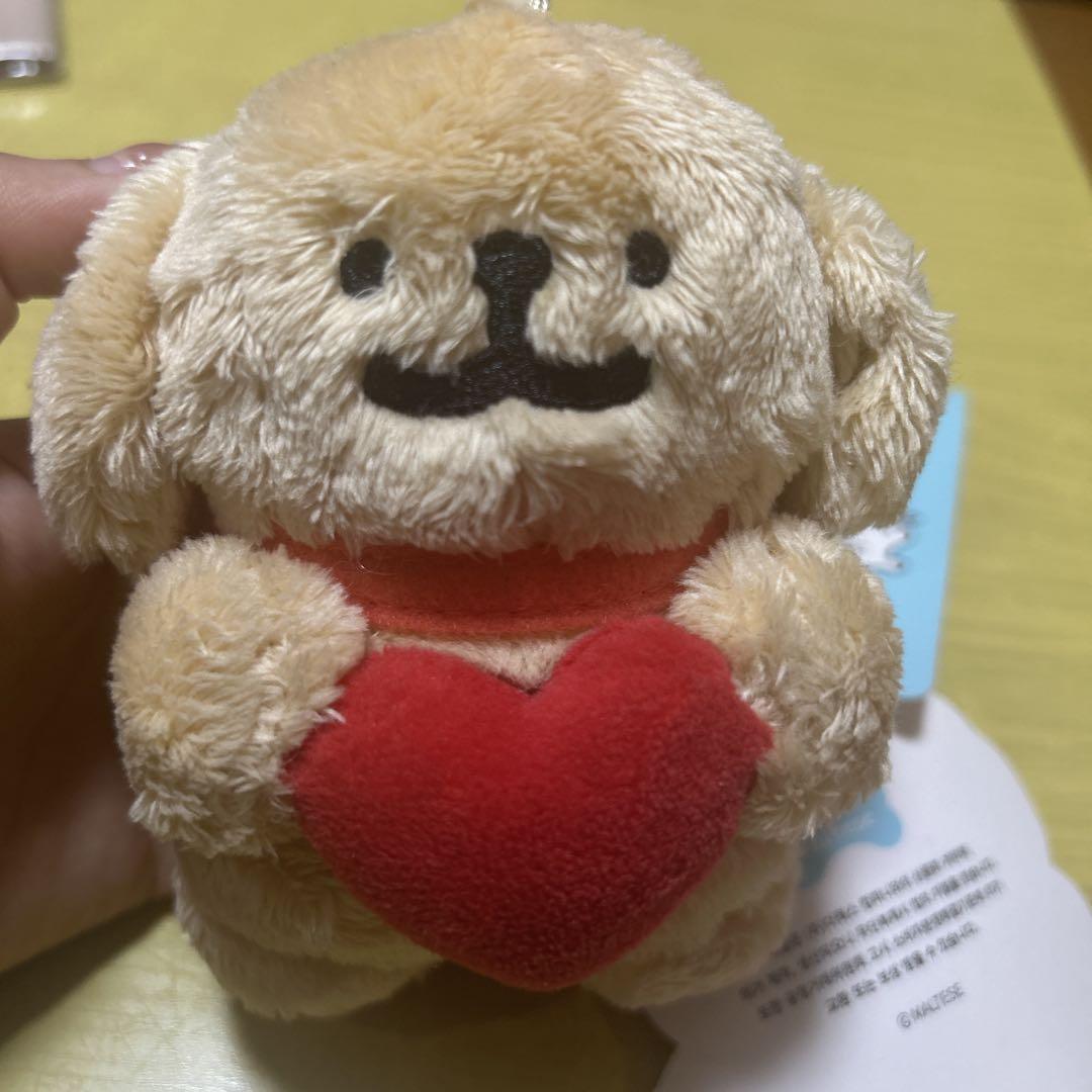 

[USED] Authentic Maltese Retriever Plush Mascot from Korea