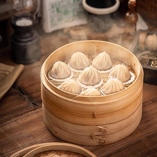 Charming Decoration: 120 Disposable Steaming Paper Sheets, Round, Perforated, for Chinese Steamers, Steamer Sheets, Steamer Paper, Cooking Paper (27cm