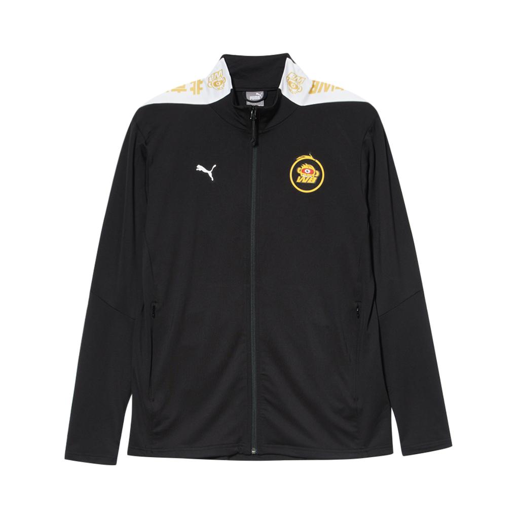 Puma X Honor Of Kings Collaboration Kpl Color Block Simple Zipper Stand Collar Long Sleeve Jacket Unisex Jacket Black 605764-15