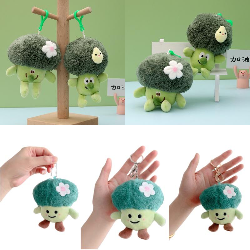 Cute Broccoli Plush Toy Vegetable Doll For Claw Machine Wholesale