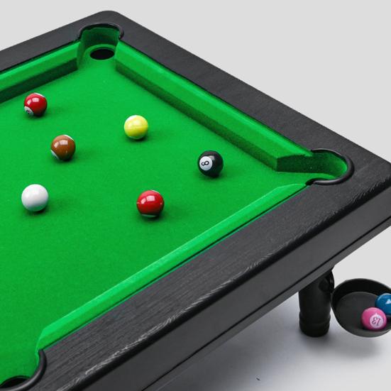 1 Zestaw Zabawki Bilardowe Gładkie Drobne Wykonanie Dobry Stabilny Stojak Odporne na Upadki Interakcja Rodzic-Dziecko Popraw Zabawa w Bilard Zabawki Rozrywkowe