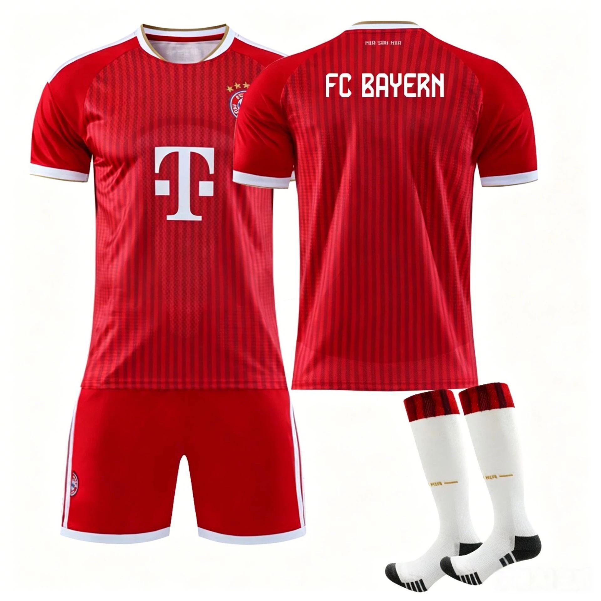 2026-27 Bayern Home Sport Training Jersey Set with Socks Teens Kids Adults Football Kits 16