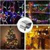 A01F-100PC Christmas Lights Gutter Hooks Galvanized Holiday Lights Roof Hooks Christmas Light Clips B