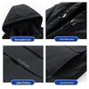Romon Men's Fleece-Lined Detachable Hood Puffer Jacket