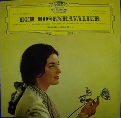 LP plokštelė RICHARD STRAUSS  MARIANNE SCHECH   Der Rosenkavalier LPEM19410 Deutsche Grammo France Klasika Naudota