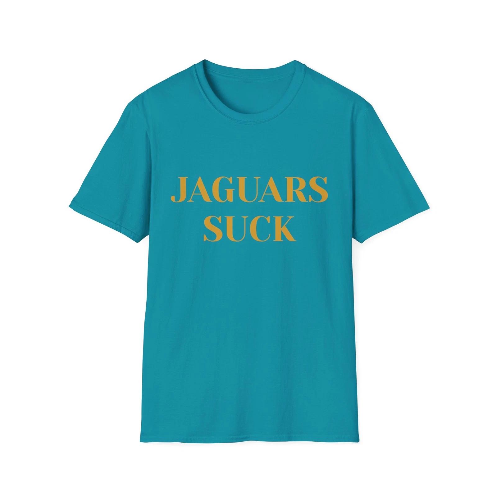 Jaguars Suck Football Softstyle T-Shirt - Sports Tee, Great Gift L
