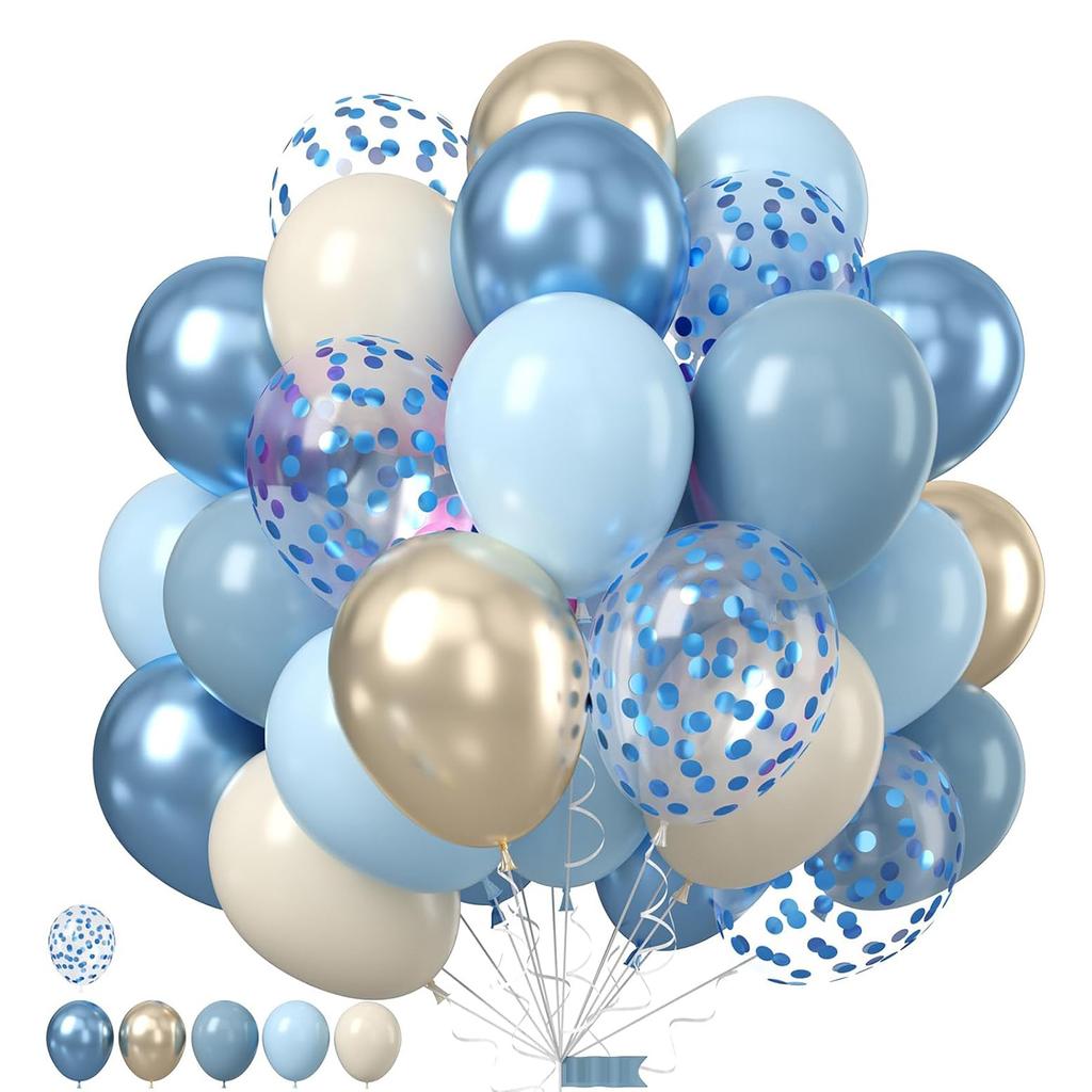 12inch 50pcs multi-color balloon set, suitable for weddings, birthdays, themed parties, pre wedding parties, family gatherings