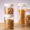 Manuelle Kaffeebohnen-Aufbewahrungsglas Drucktyp Glas-Kaffeebehälter Vakuumversiegeltes Glas Küchenaufbewahrung
