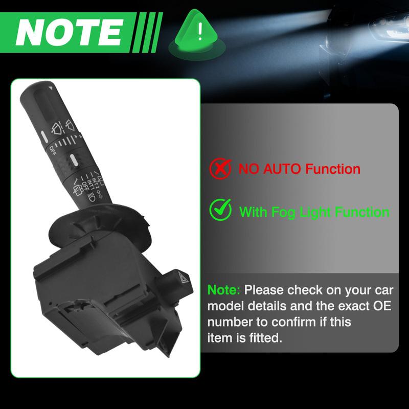 Wiper Stalk Turn Signal Steering Column Switch for Lincoln Aviator Navigator 2003 2004 2005 Left Hand Drive 2L7Z13K359AAA