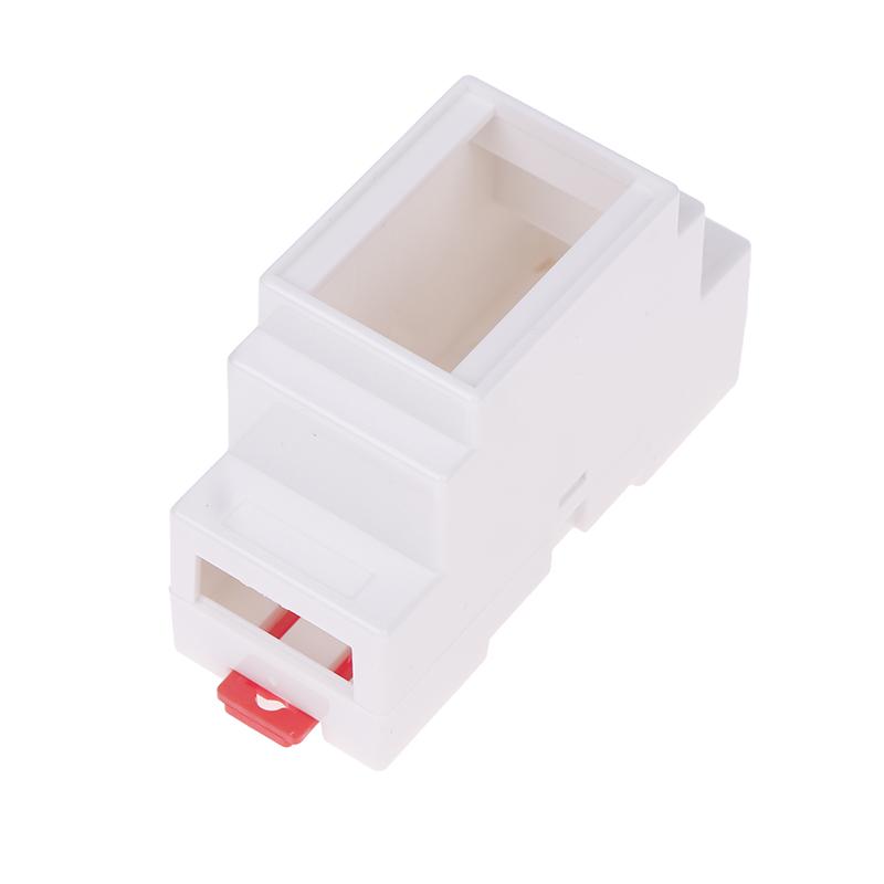 1 pièce Boîte de jonction PLC Rail DIN Boîtier électronique en plastique Boîtier de projet 4 couleurs 88X37X59 mm Montage sur rail 35 Boîtier d'instrument