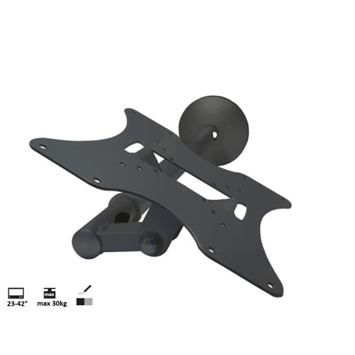 Support de suspension de plafond pour téléviseur 23-42 "50 - 85 cm 30kg Maclean MC-504A B noir