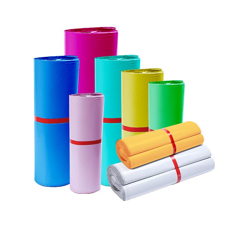 Waterproof White Express Bags - Customizable Green E-commerce Packaging for Logistics