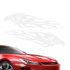 Patonde Eagle Vehicle Decal, Eagle Motorcycle Sticker - 2 Car Decals - Flame Eagle