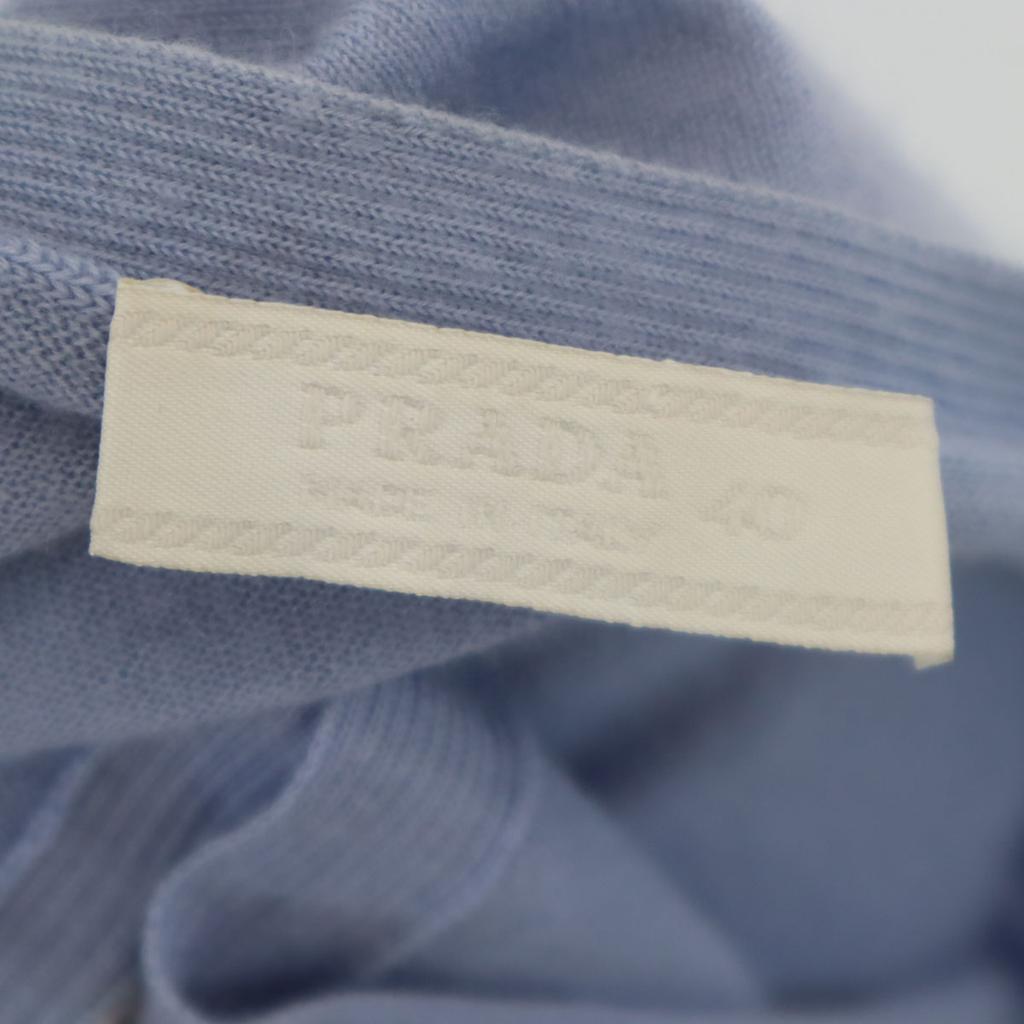 PRADA Made in Italy 100% cashmere Long sleeve V neck knit cardigan 40 Women Used