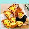 Pizza Themed Plush Pizza And Fruit Cushion With Pp Cotton Filling For Home Decor And Play