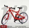 1:8 Model Alloy Bicycle Diecast Shock-Absorbing Mountain Finger Mini Bike Simulation Metal Bicycle Collection Gifts Boys Toys