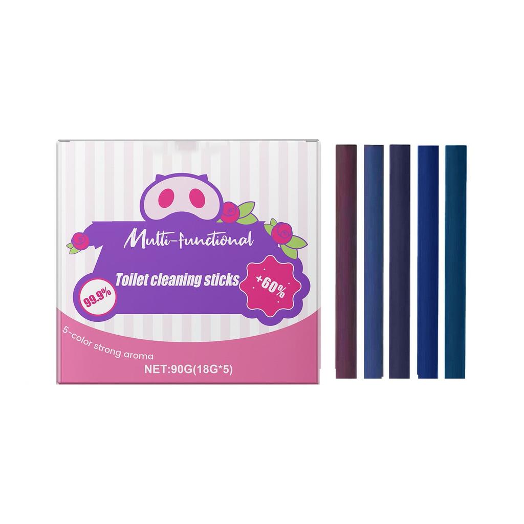 Multifunktionaler konzentrierter Toilettenreinigungsstift, Toilettenreiniger für den Wassertank, Toilettentankreiniger, Reinigungsparfümstift, anhaltende Frische