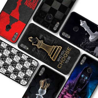Kryt na telefon s šachovnicí pro Redmi 8 9 9A pro Samsung J5 J6 Note9 pro Huawei NOVA3E Mate20lite