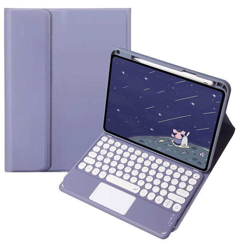 Compatible Bluetooth Keyboard Case for 2025 iPad11 A16, 10th Gen 10.9" with Pen Slot and Backlit Touchpad