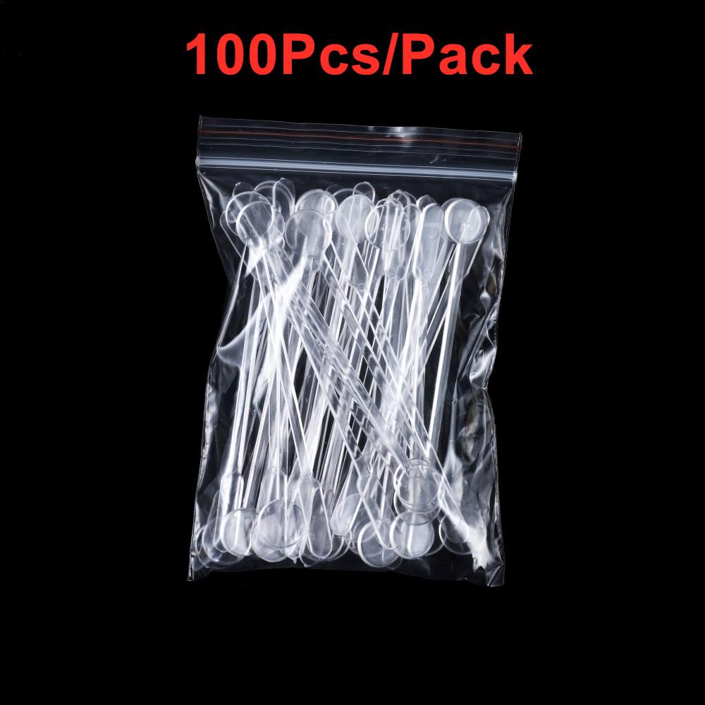 10-100PCS Plastic Stirring Stick Disposable Powder Spoon Handmade Jewelry Making Tools For DIY UV Epoxy Resin Molding