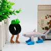8PCS Tung Tung Tung Sahur Tralalero Tralala Italian Brainrot Anime Action Figure Set Ornaments Mini PVC Model Desktop Decor Gift