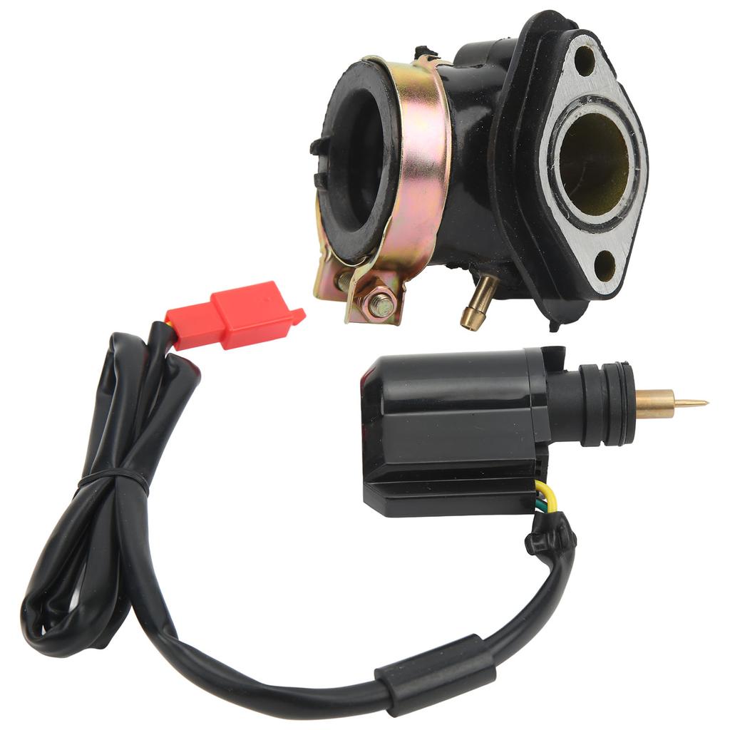 Vergaser Ansaugkrümmerrohr Vergaser Elektronischer Dämpfer Ersatz für GY6 125 150cc