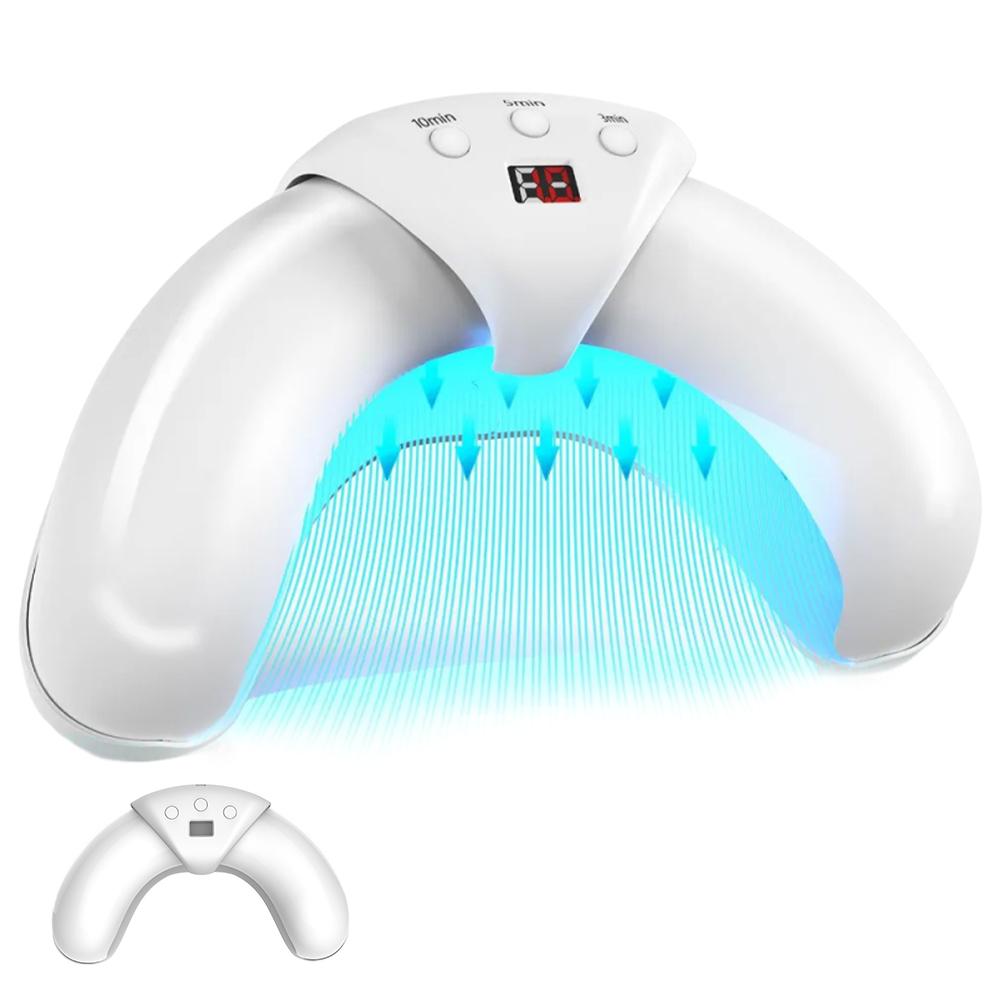 UV LED Nail Lamp Foldable Nail Fast Dryer for Gel Polish Protecting The Back of The Hand Professional Curing Lamp Nail Art Lamp