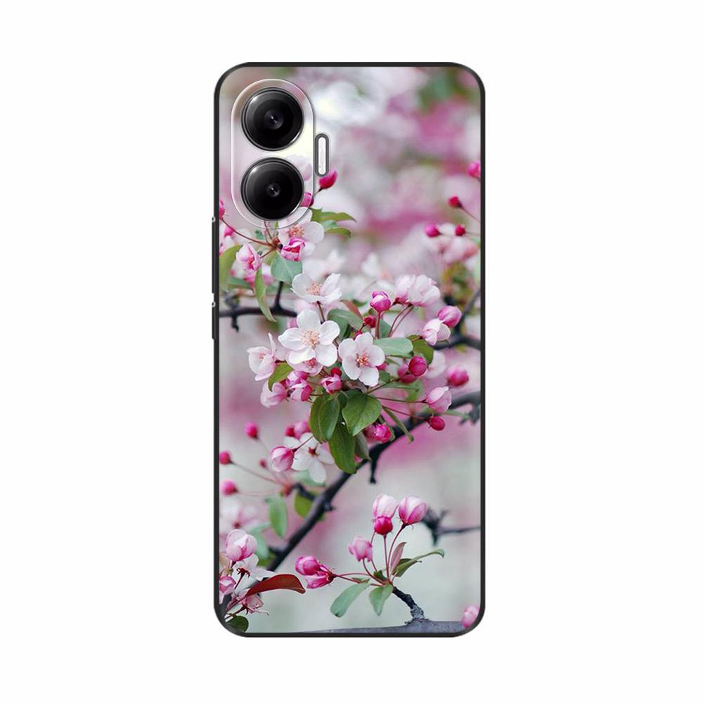 For Xiaomi Poco F7 PocoF7 Phone Cover For Redmi Turbo 4 Pro 5G Case Silicone Cute Love Painted Shockproof Shell Bumper Fundas
