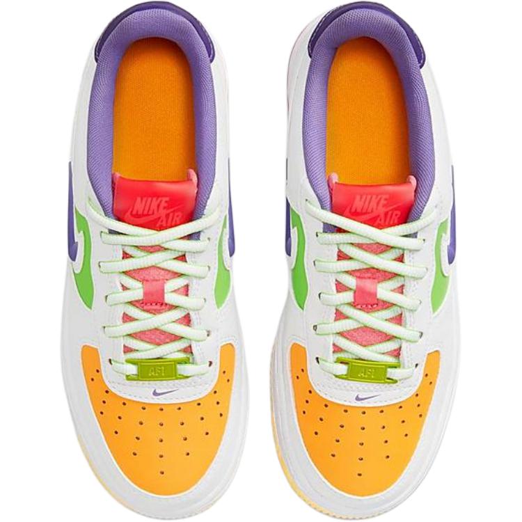 Nike Air Force 1 LV8 GS Fruit Colors Kids Sneakers White Space-Purple Sundial FD1035-100