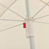 Sun Umbrella with Steel Pole Sand Color 180 Cm