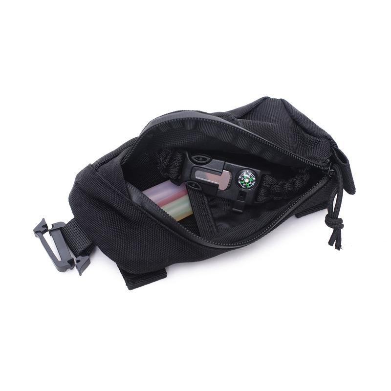 1Pc Tactical Pouch Military EDC Tool Bag Phone Pouch Hunting Accessory Bag Shoulder Strap Pack Compact Bag for Outdoor Sport
